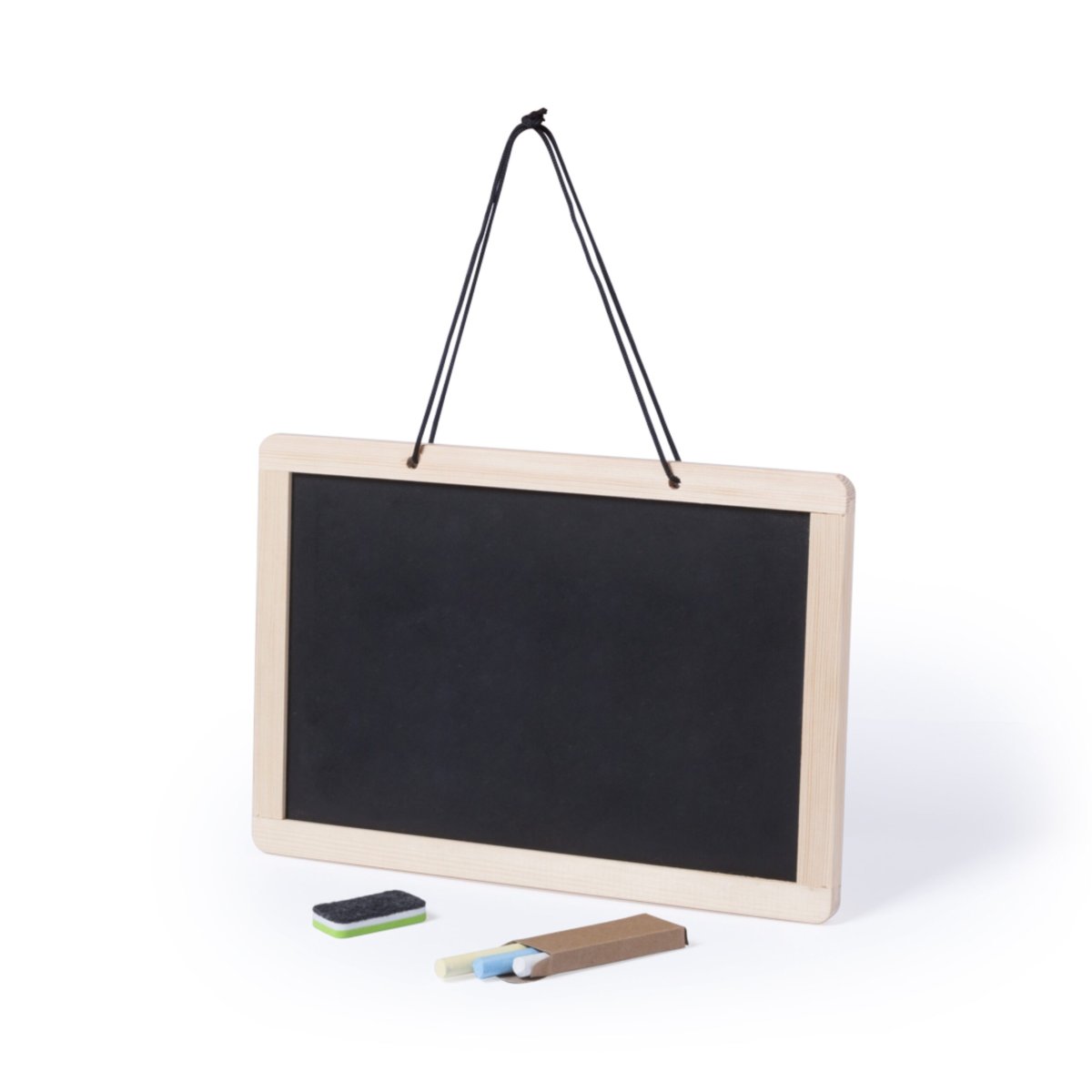 Quadro ardósia + quadro branco + acessórios
