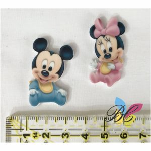 Aplique Mickey/Minnie Bebé