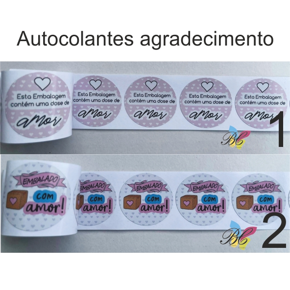 Autocolantes agradecimento - Image 2