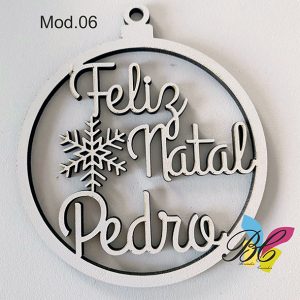 Bola de Natal com Nome 6