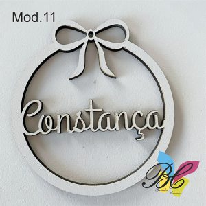 Bola de Natal com Nome 11