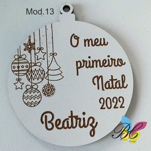 Bola de Natal com Frase 13
