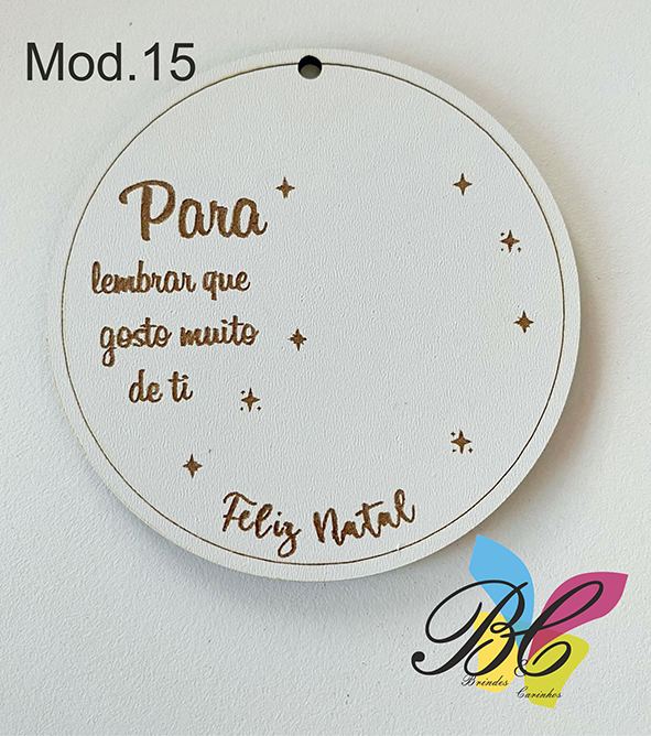 Bola de Natal com Frase 15