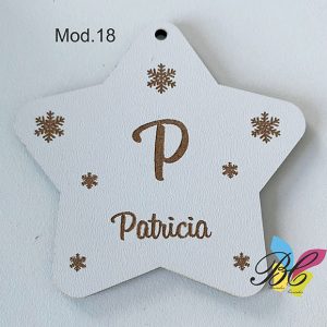 Estrela de Natal com Nome 18