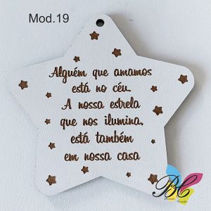 Estrela de Natal com Frase 19