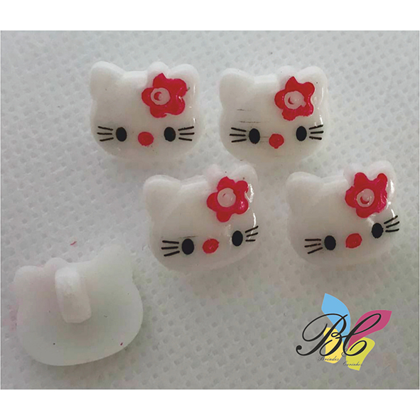 Botão de pé Hello Kitty