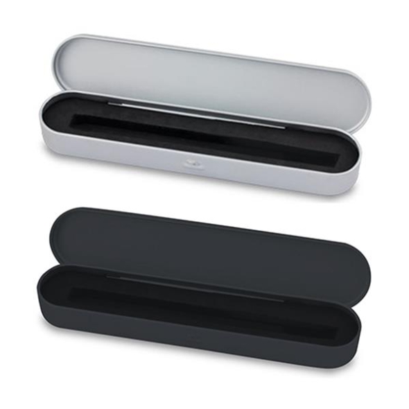 caixa em metal para caneta