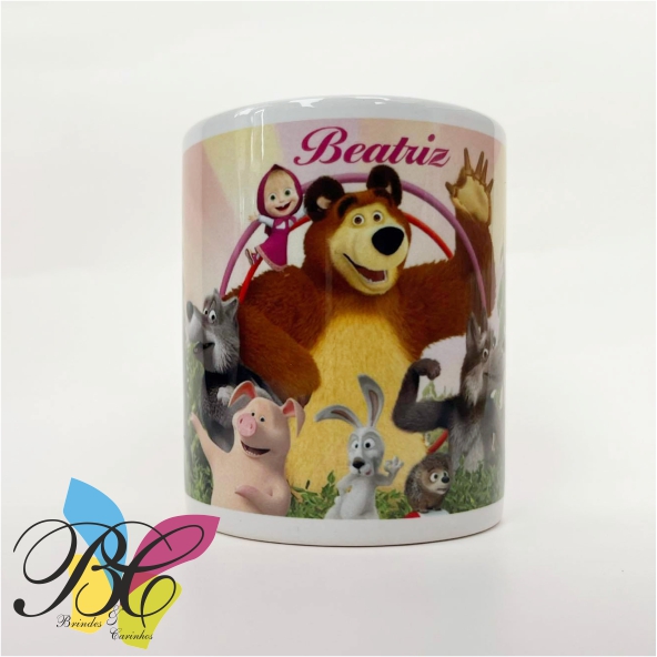 Caneca criança Masha e o Urso