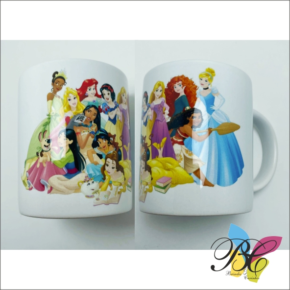 Caneca criança Princesas