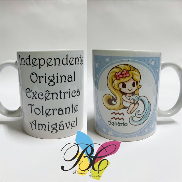 Caneca signo aquário