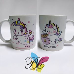 Caneca unicórnio café