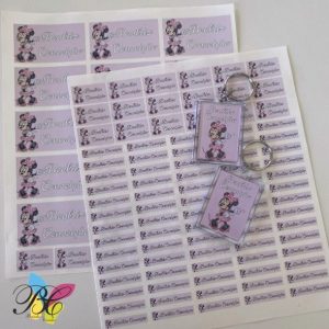 Autocolantes etiquetas para escola