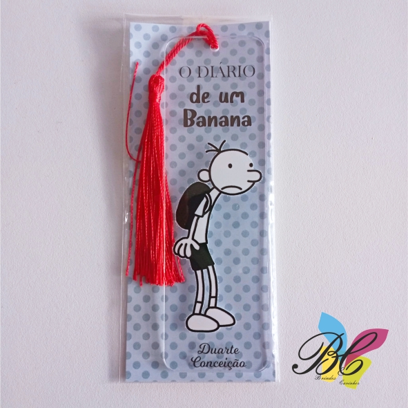Marcadores de livros – o diário de um banana