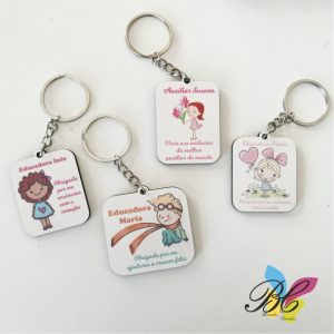 Porta-chaves vários professora/educadora/auxiliar