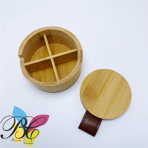 Porta jóias Bambu com espelho - Image 4