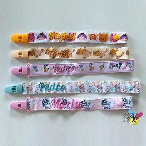 Prende Chuchas em Gorgurão com/sem Bordado Personalizado