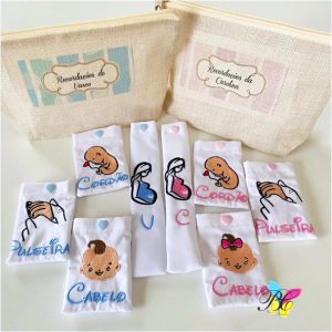 Conjunto completo de bolsas de recordação de maternidade